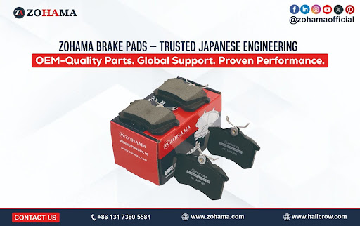 Zohama OEM-quality brake pads engineered for performance and safety.