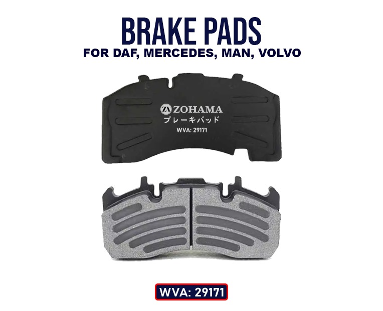 Zohama Japanese Brake Pads WVA 29171