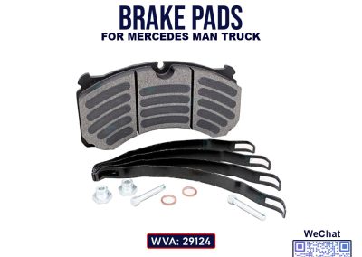 Zohama WVA 29124 brake pads for heavy duty commercial vehicles 2nd image.