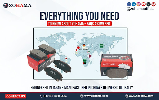 Zohama is a Japanese-designed auto parts brand under HallCrow International China