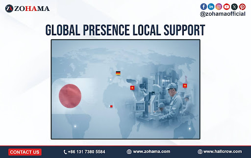 Zohama operate dedicated offices in China, Canada, Japan, , and Germany
