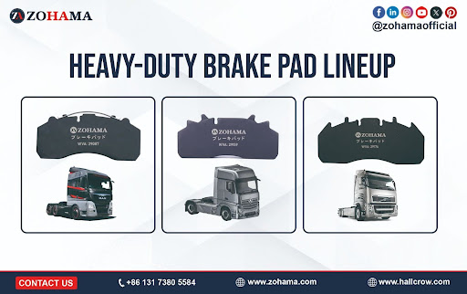 Zohama offers a powerful lineup of brake pads tailored to demanding commercial applications: