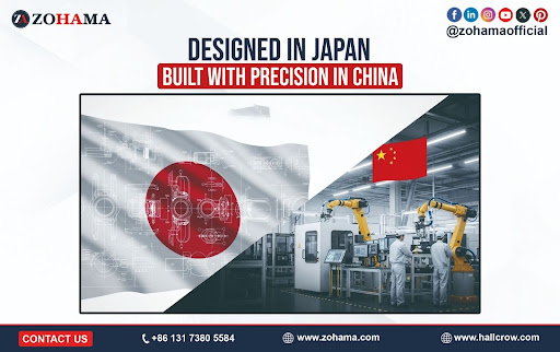 Products are designed in Japan and manufactured in China.
