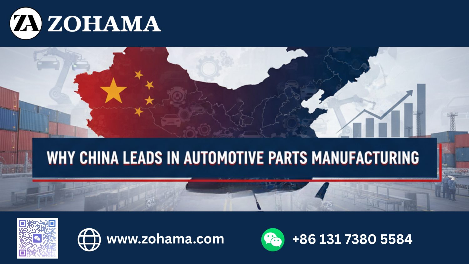  Modern Chinese automotive parts factory with advanced machinery and skilled workers assembling car components, representing China’s leadership in global auto parts manufacturing.