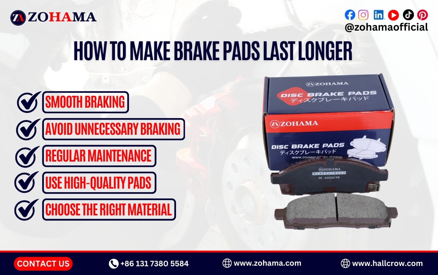 Extending brake pad life is possible with proper habits.