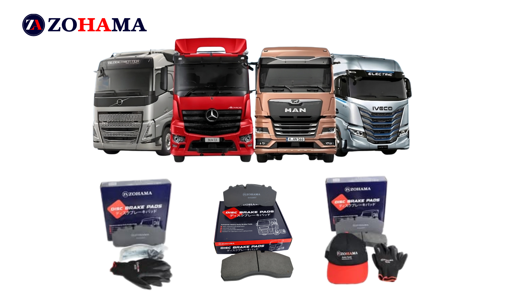 Zohama Brake Pads for Heavy Vehicles