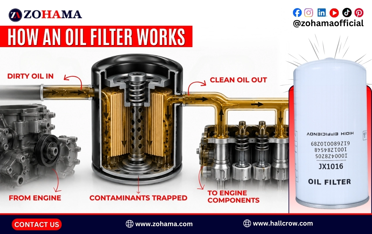 how an oil filter works