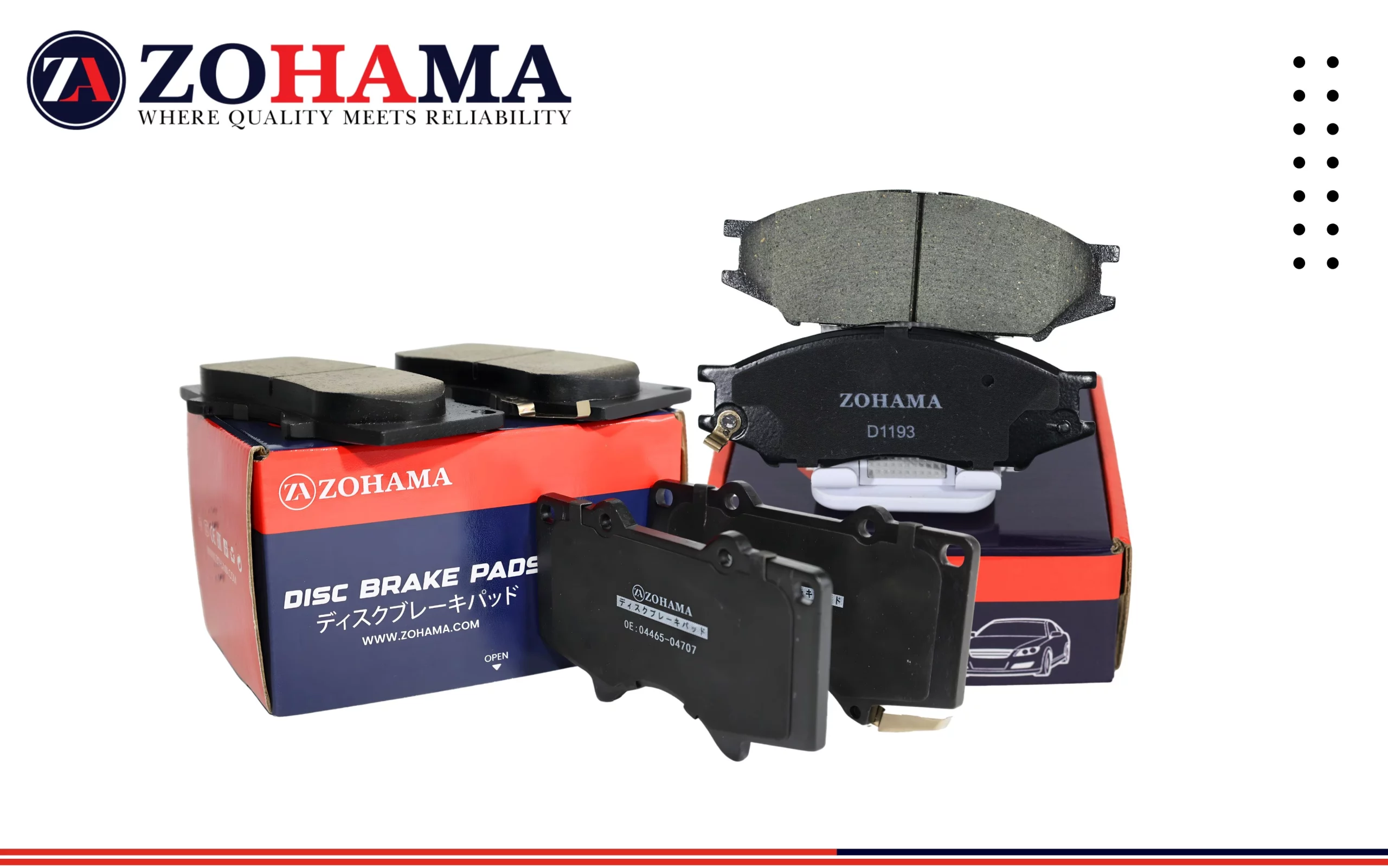 ZOHAMA Website Catalogues Brake Pads Card ZOHAMA Website Catalogues Cards (1)