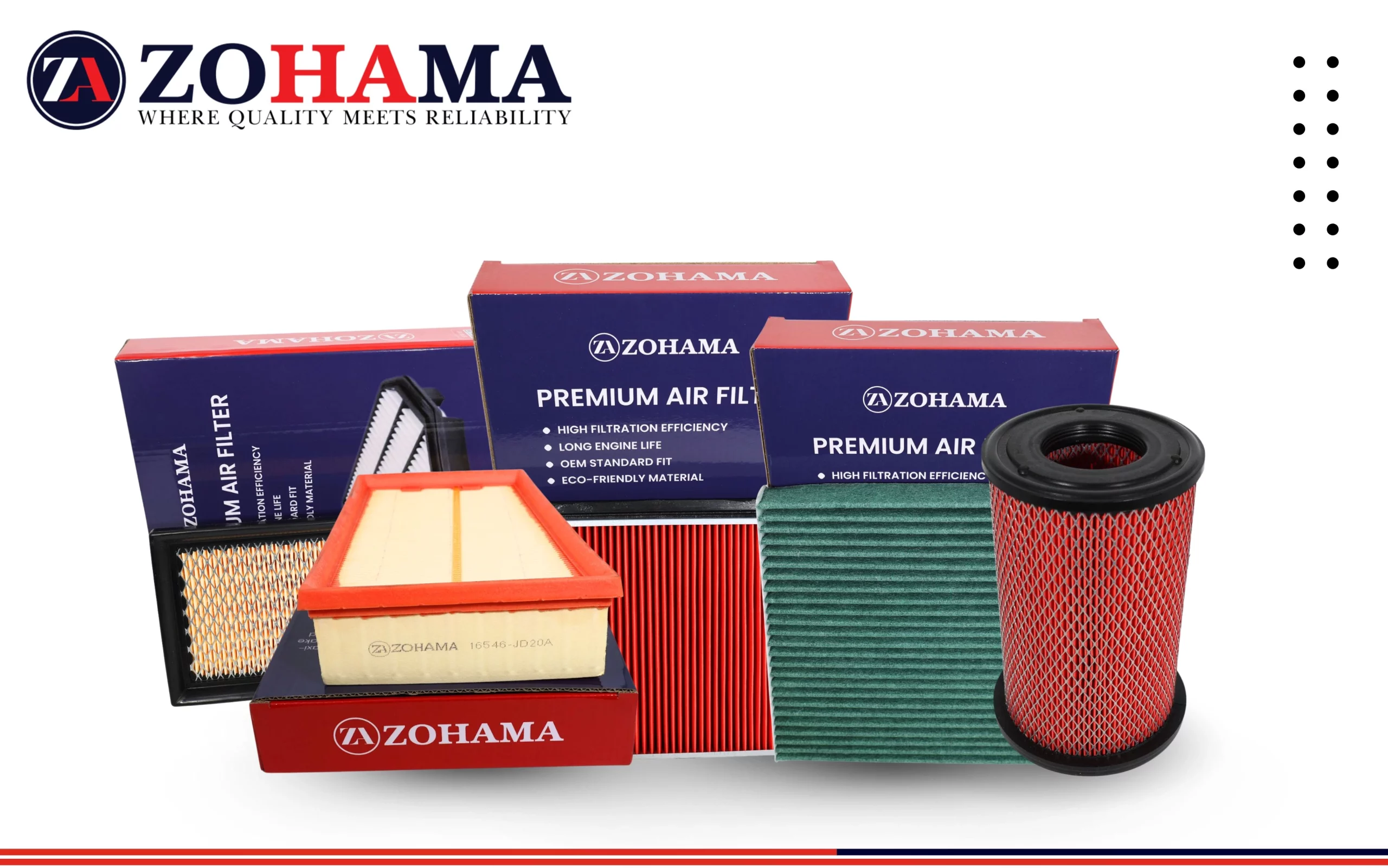 ZOHAMA Website Catalogues Cards (3) ZOHAMA Website Catalogues Air Filter Card