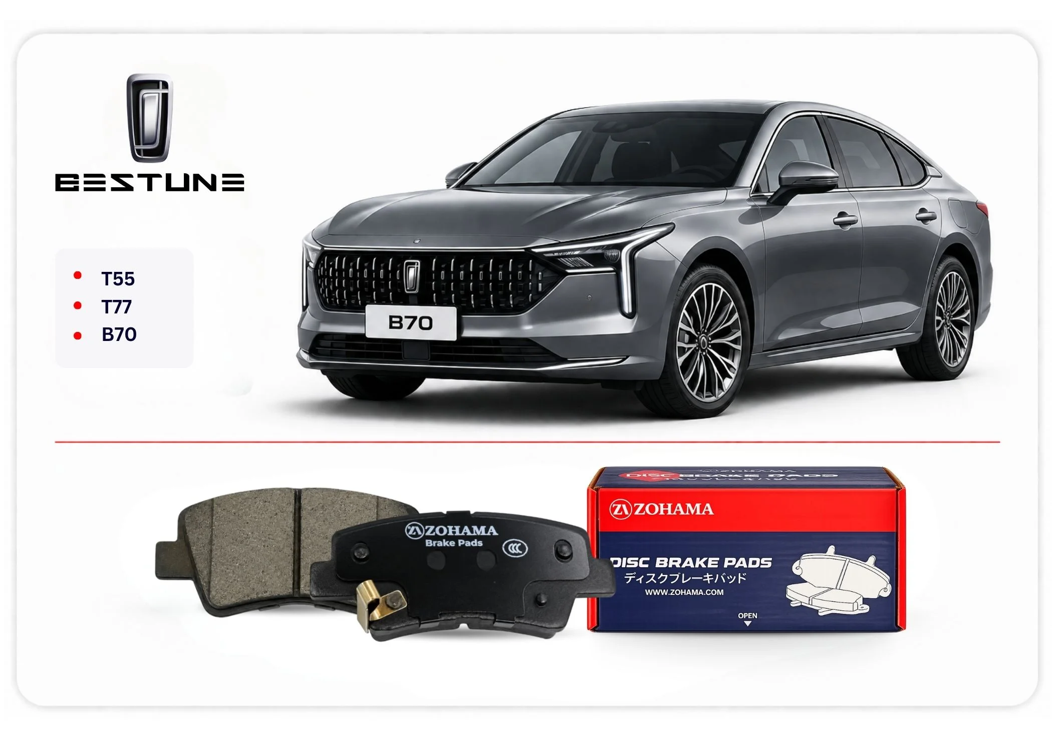 Brake Pads for BESTUNE