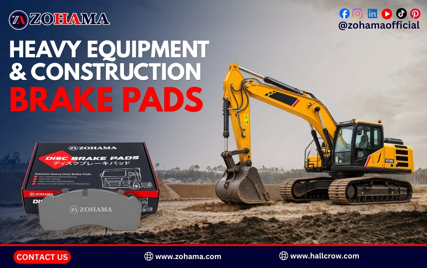 Heavy Equipment and Construction Vehicle Brake Pads Heavy Equipment and Construction Vehicle Brake Pads