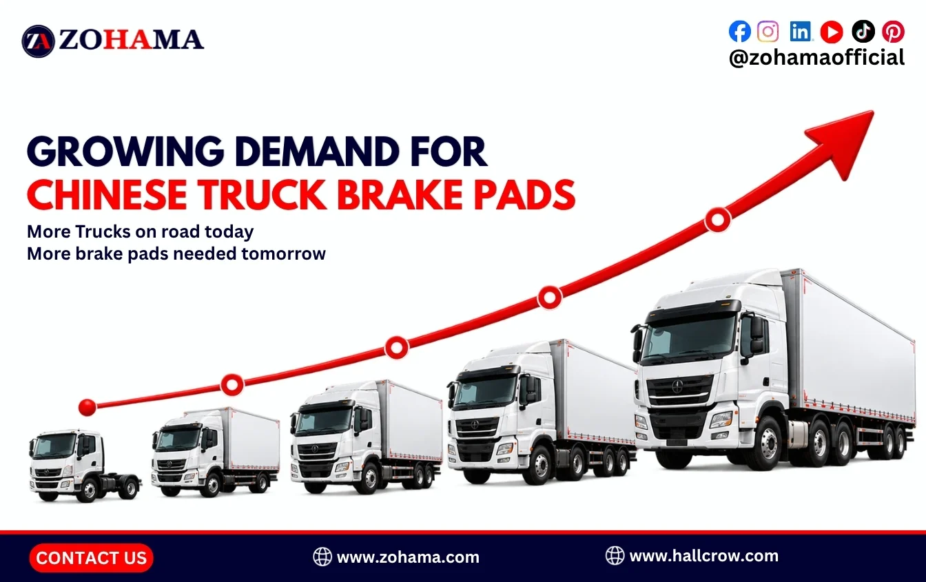 Growing demand for Chinese truck brake pads.