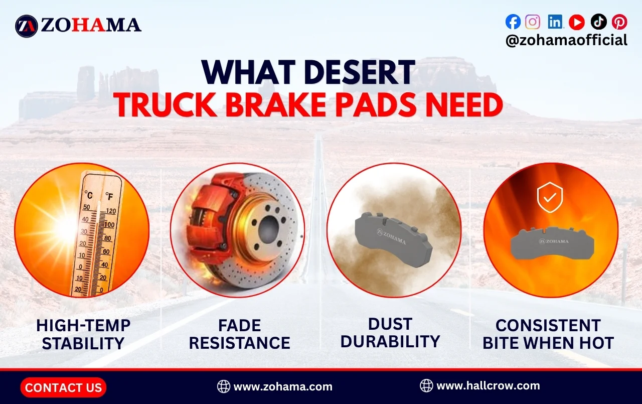 What desert truck brake pads need