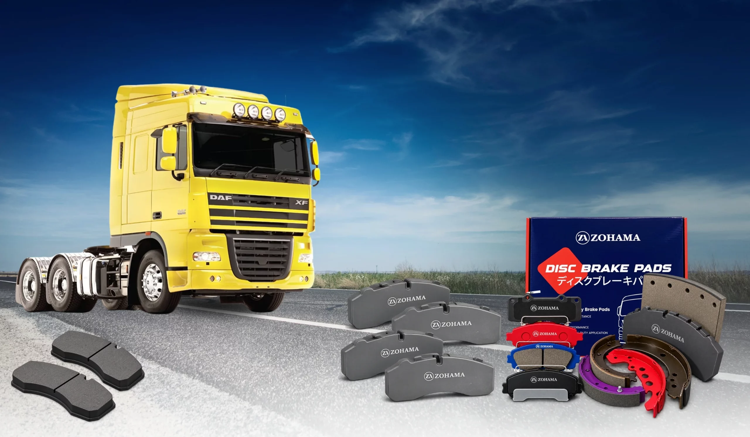 Zohama Heavy Vehicle Brake Pads Range