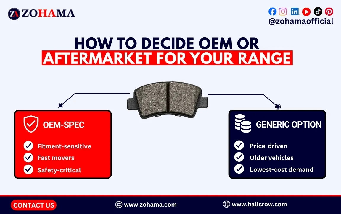 How to decide OEM or aftermarket for your range.