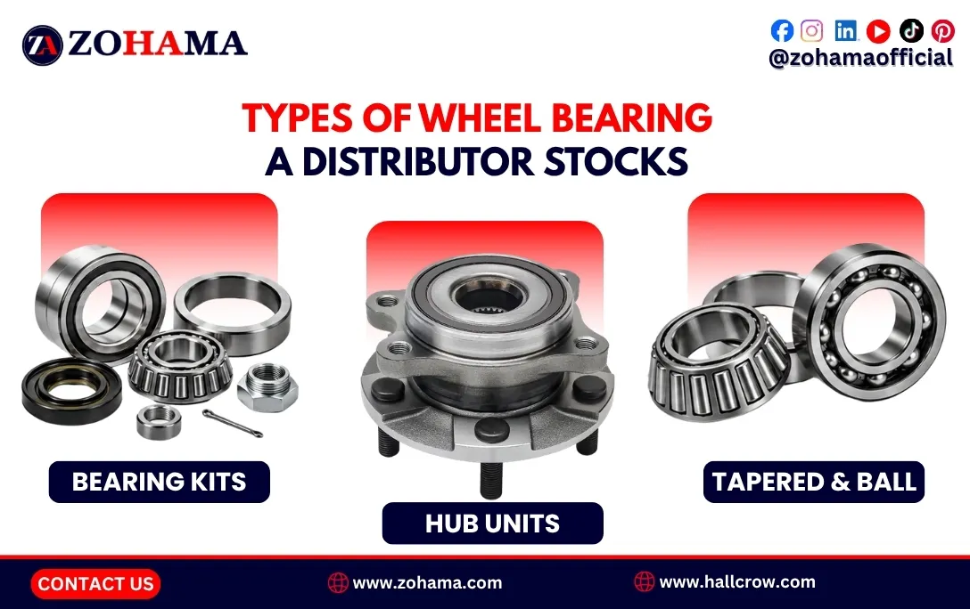 Types of wheel bearing a distributor stocks.