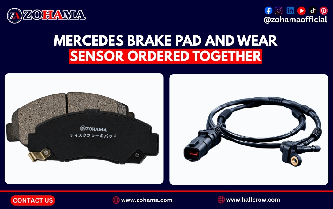 Mercedes brake pad and wear sensor ordered together.
