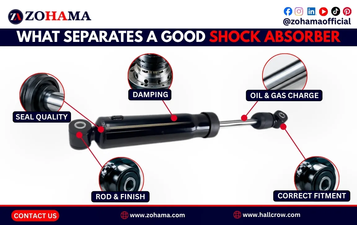What separates a good shock absorber.