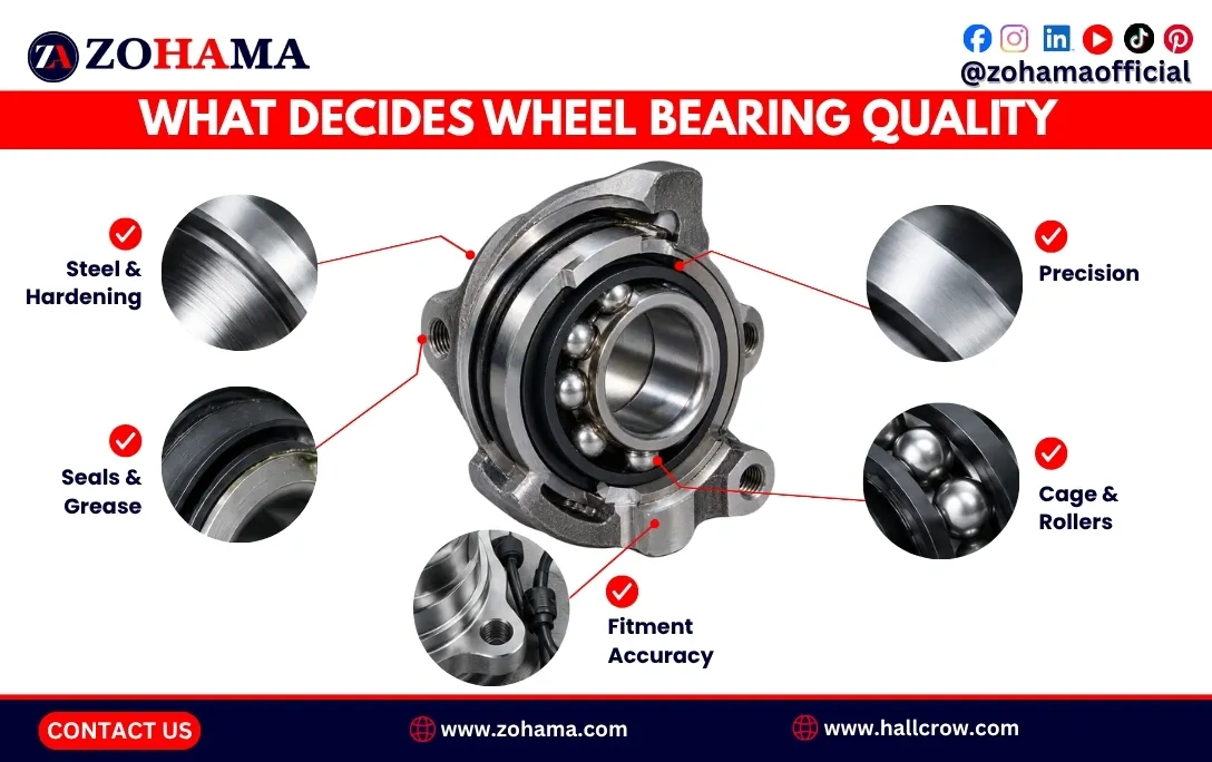 What decides wheel bearing quality.