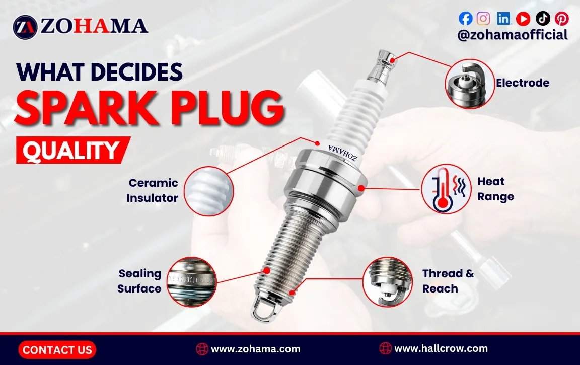 What decides spark plug quality.