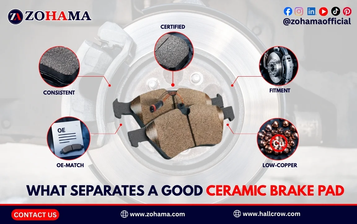 What separates a good ceramic brake pad.